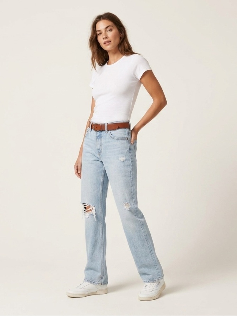 Aritzia Denim Forum The Comfy Low Rise Loose Jeans - Size 23